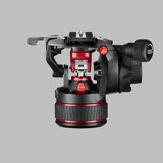Manfrotto Nitrotech 608 fluid video fej folyamatos ellensúlyozással