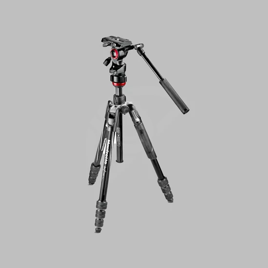 Manfrotto Befree live kit alu állvány csatos lábzárral+ fluid fej
