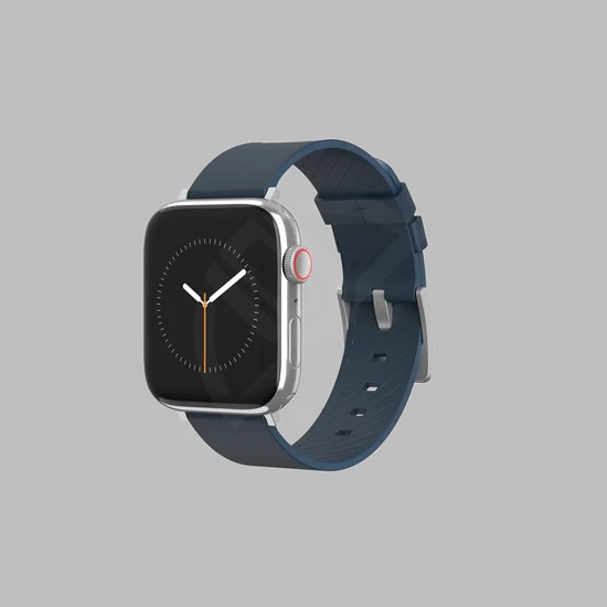 Moment EveryDay bőr szíj Apple Watch-hoz - 42/44/45mm - Kék bőr