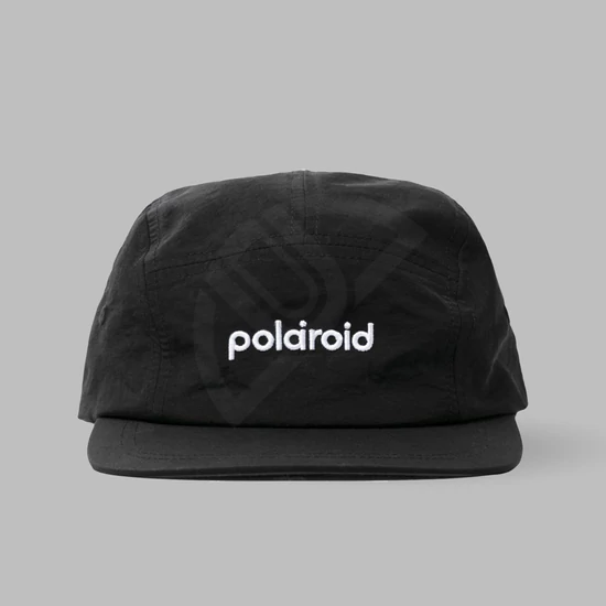 Polaroid 6 panel cap - Black