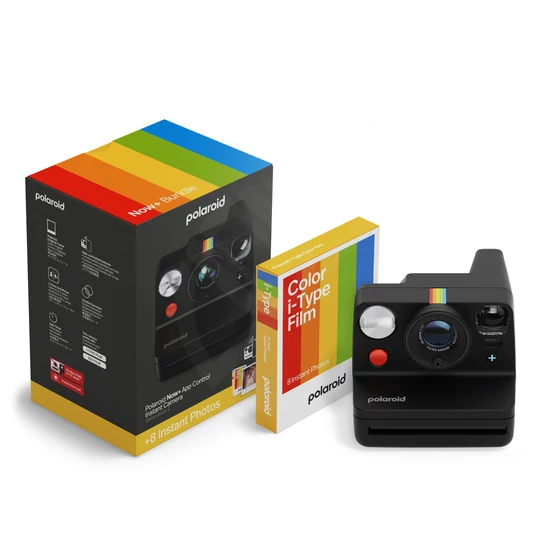 Polaroid Now+ Gen 3 Fekete + Color Film csomag (8 kép)