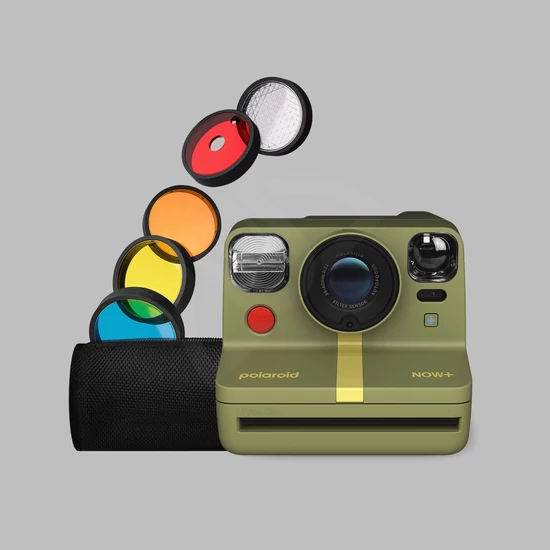 Polaroid Now+ instant fényképezőgép zöld