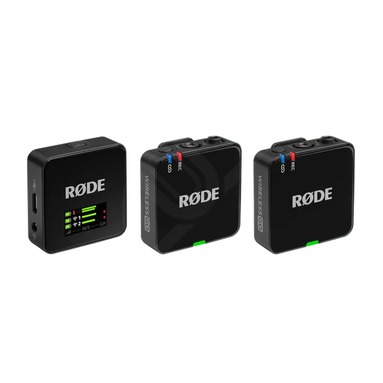 RODE Wireless GO GEN3 kompakt két csatornás digitális vezeték nélküli mikrofon - Fekete