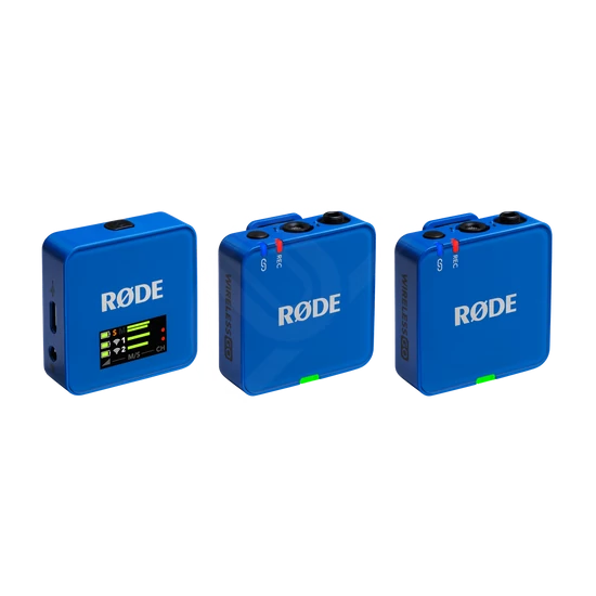 RODE Wireless GO GEN3 kompakt két csatornás digitális vezeték nélküli mikrofon - Kobalt