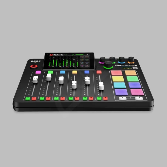 RODE RØDECaster Pro II előlnézet