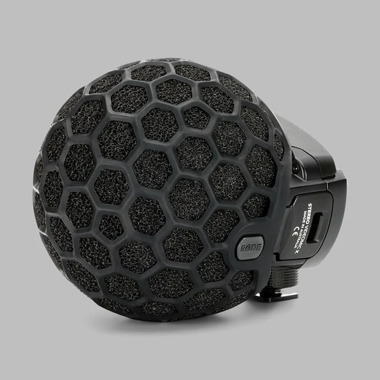 RODE Stereo VideoMic X videómikrofon szélfogóval