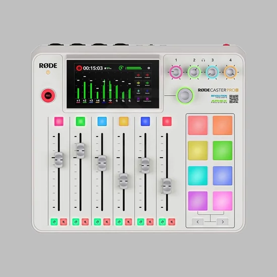 RODE RØDECaster Pro II előlnézet