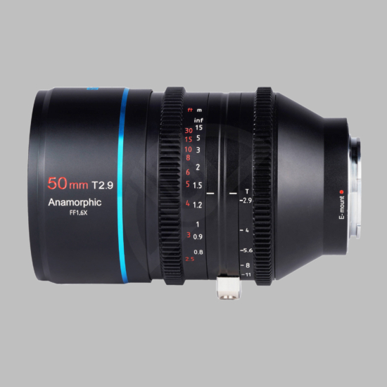 SIRUI 50mm T2.9 1.6x Full Frame Anamorfikus objektív