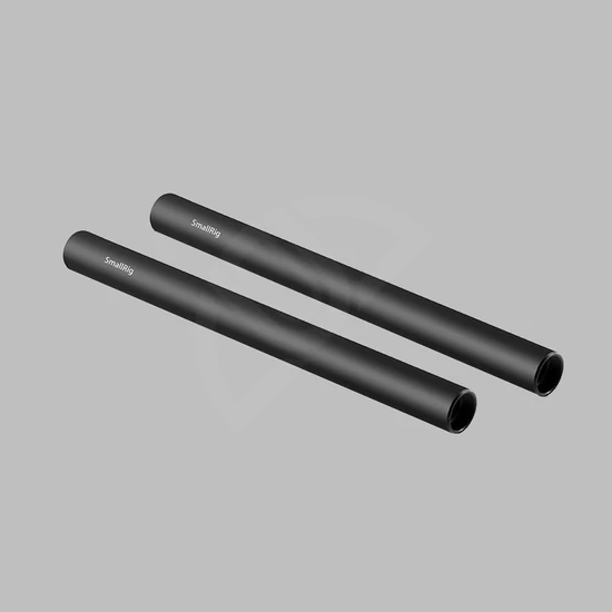 SMALLRIG 1051 2pcs 15mm Black Aluminum Alloy Rod