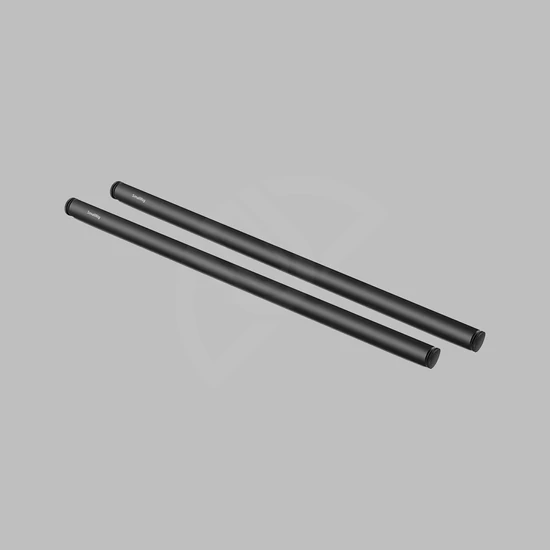SMALLRIG 2PCS 15MM BLACK ALUMINUM ALLOY ROD (M12-40CM) 