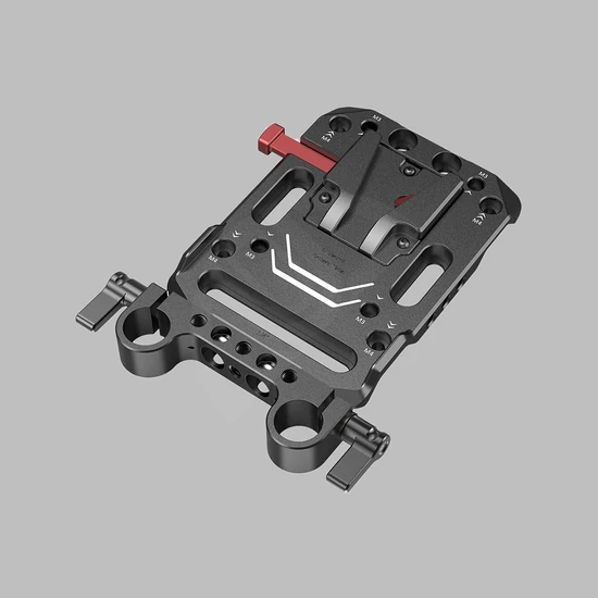 SmallRig 3016 V Mount Battery Plate with Dual 15mm Rod Clamp