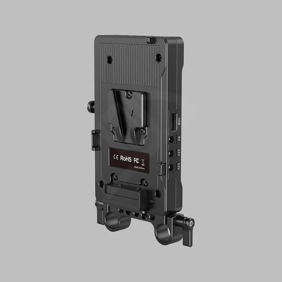 SmallRig 3203 V-Mount Battery Adapter Plate with Dual 15mm Rod Clamp