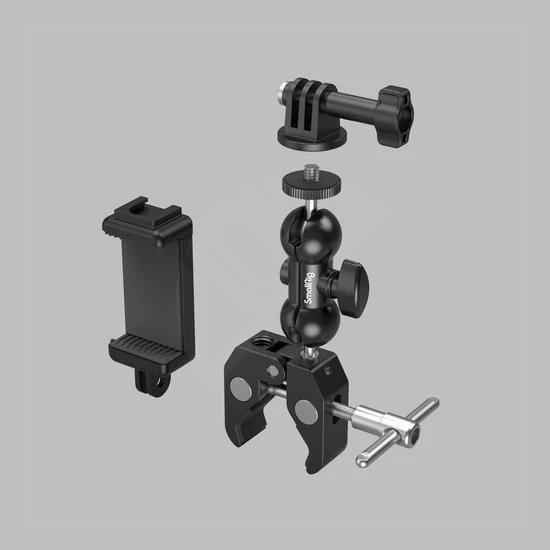 SMALLRIG CRAB-SHAPED SUPER CLAMP WITH BALLHEAD MAGIC ARM 4373