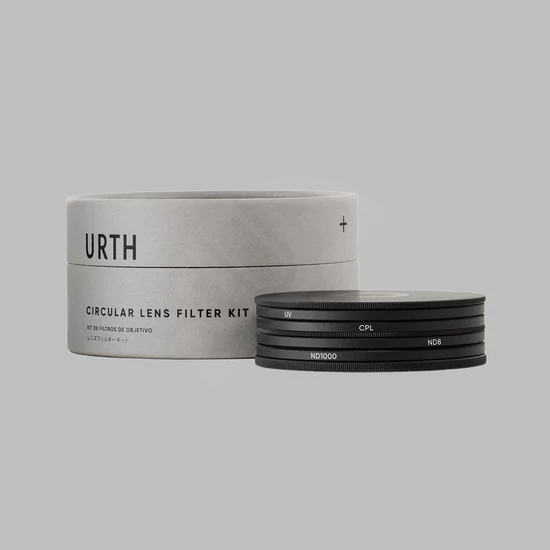 Urth 43mm UV, Circular Polarizing (CPL), ND8, ND1000 Szűrő Kit (Plus+)