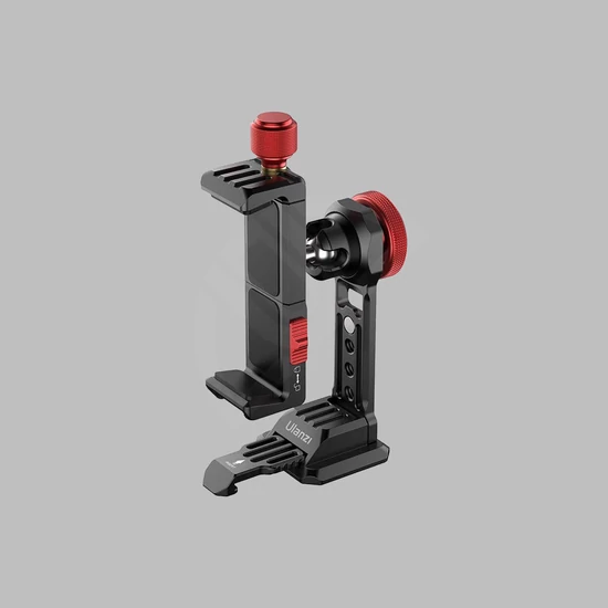 Ulanzi ST-14 Iron Man III 360 fokban forgatható extra erős telefontartó állvány adapter, fém