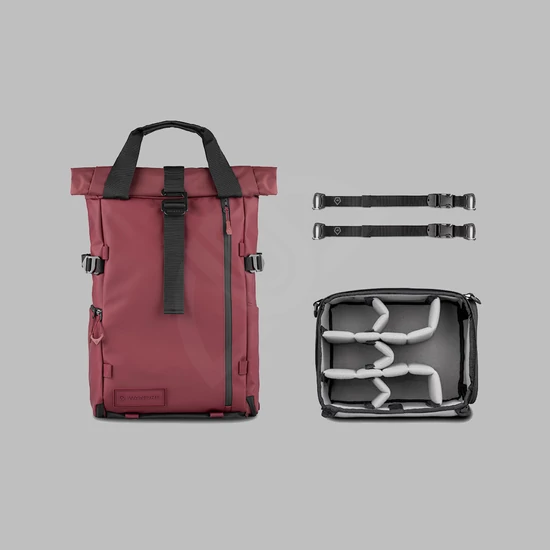 WANDRD PRVKE 21L Photo Bundle V4 - Rhone Burgundy (Burgundi)