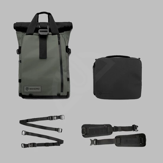 WANDRD THE PRVKE 31L Green Photo Bundle V2 Fotós Hátizsák - Zöld színben