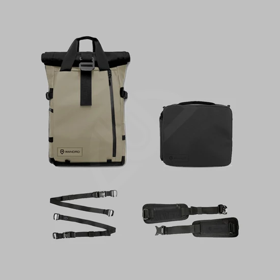 WANDRD THE PRVKE 21 Liter Yuma Tan Photo Bundle Fotós Hátizsák - Bézs színben
