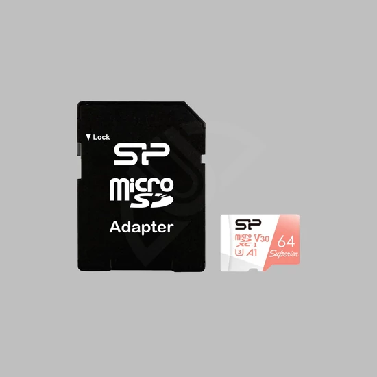 Silicon Power SDXC 64GB Superior Pro Micro SD kártya