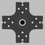 Kép 1/3 - Aputure INFINIBAR 4-Way Flat Connector