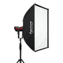 Kép 2/6 - Aputure Light Box 60x90 softbox 300D II-vel oldalnézetben