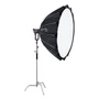 Kép 2/9 - Aputure Light Dome 150 softbox 600D Pro-val állványon oldalnézetben