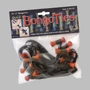 Kép 1/4 - Bongo Ties színes kábelrögzítő - Narancs/Fekete - 10db