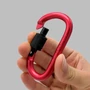 Kép 3/4 - Caruba karabiner piros (3 darabos készlet)