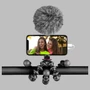 Kép 4/4 - JOBY GorillaPod Creator Kit - mobillal, rúdra rögzítve