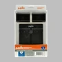 Kép 1/2 - Jupio Dual Charger Kit - USB-s töltő 2db utángyártott Panasonic DMW-BLF19E akkumulátorral - csomagolásban