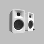Kép 1/2 - Kanto Audio ORA - Aktív hangfal Bluetooth és USB bemenettel - Fehér