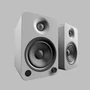 Kép 1/5 - Kanto Audio YU4 Aktív Bluetooth hangfal - matt szürke