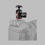 Kép 5/5 - Manfrotto 492 gömbfej cseretalp nélkül, cold shoe csatlakozással