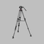 Kép 2/13 - Manfrotto 504x fluid videó fej 645 fast alu ikerlábas állvánnyal