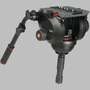 Kép 2/4 - Manfrotto 509 fluid fej + 545GB alu ikerláb videó állvány KIT