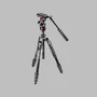 Kép 1/5 - Manfrotto Befree live kit alu állvány csatos lábzárral+ fluid fej