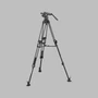 Kép 1/9 - Manfrotto Nitrotech 612 fej + 645 Fast Alu állvány, középterp. ikerláb