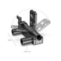 Kép 4/4 - SmallRig 2802 Dual 15mm zsanéros akkumulátor tartó
