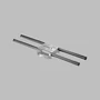 Kép 5/6 - SMALLRIG 2PCS 15MM BLACK ALUMINUM ALLOY ROD (M12-40CM) 16INCH 1054