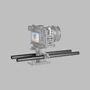 Kép 3/4 - SMALLRIG HARD ANODIZING ALUMINUM ALLOY PAIR OF 15MM RODS (M12-12INCH, 30CM) 