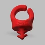 Kép 1/6 - SPRIG RED BIG CABLE MANAGEMENT DEVICE FOR 3/8&quot;-16 THREADED HOLES (3-PACK)